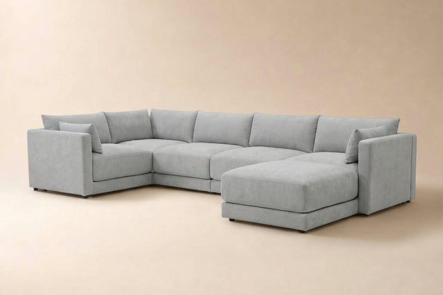 Halo 5 Seater L Shape + Ottoman