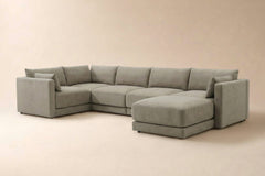 Halo 5 Seater L Shape + Ottoman