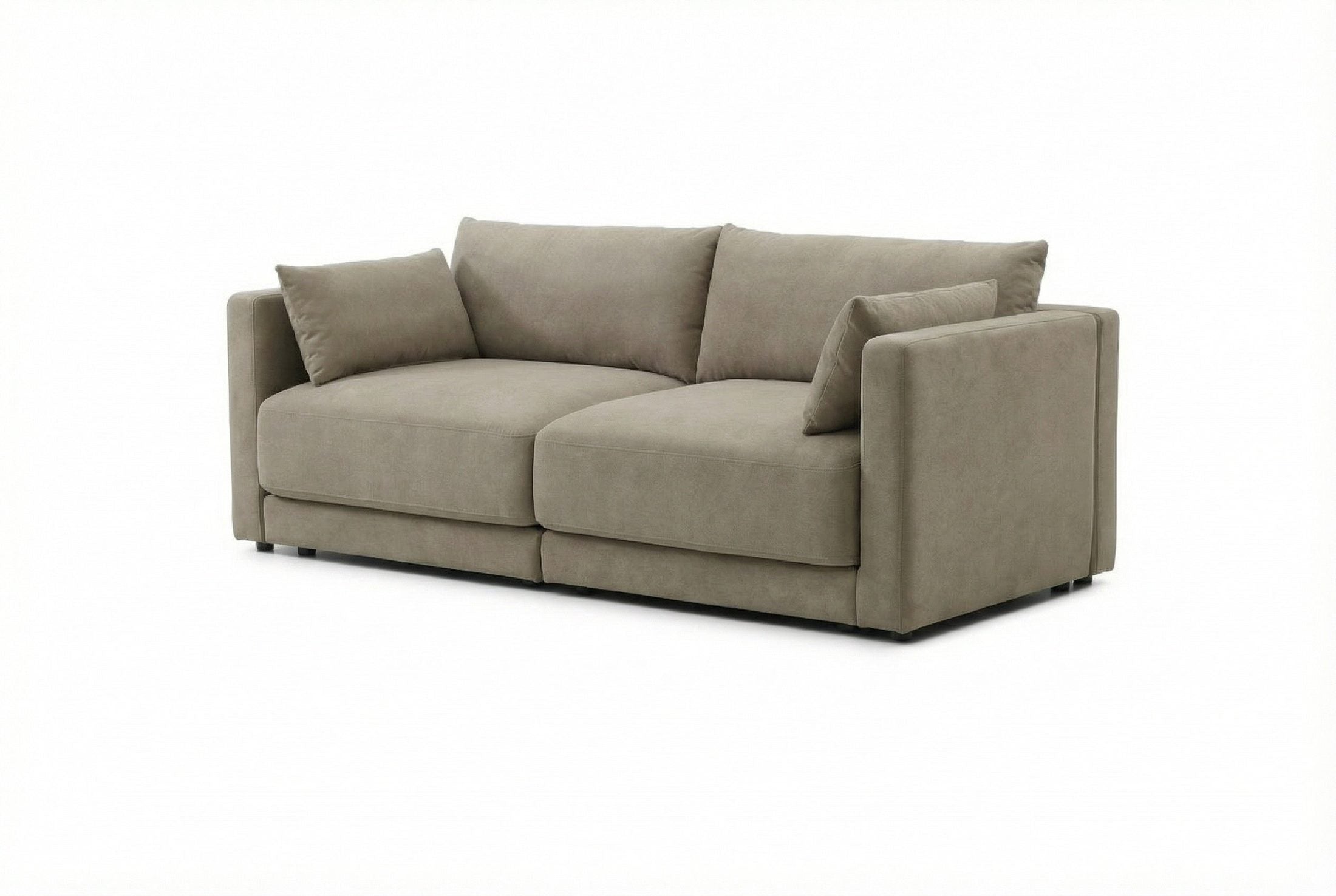 Halo 2-Seater Sofa – Compact & Stylish Modular Seating | Almond Wind