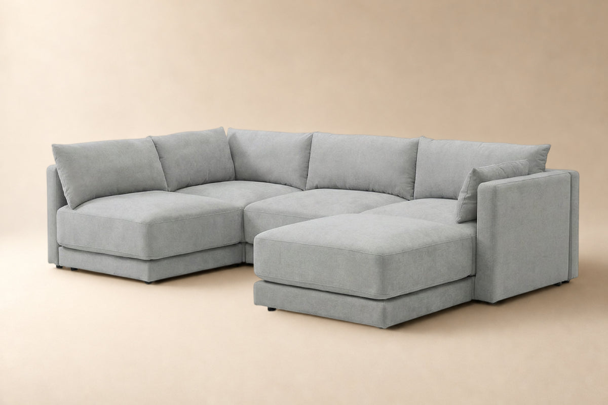 Halo 4 Seater L Shape + Ottoman