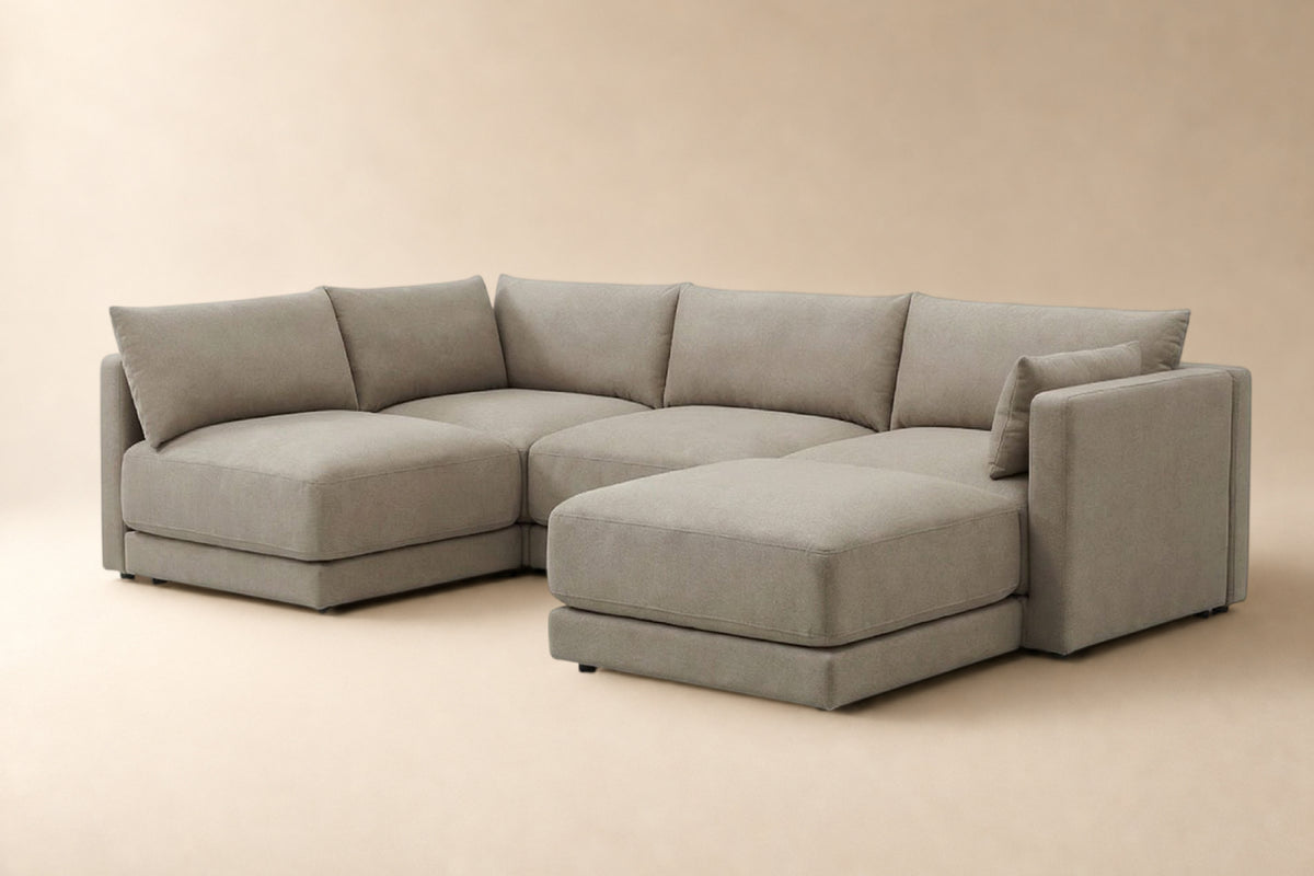 Halo 4 Seater L Shape + Ottoman