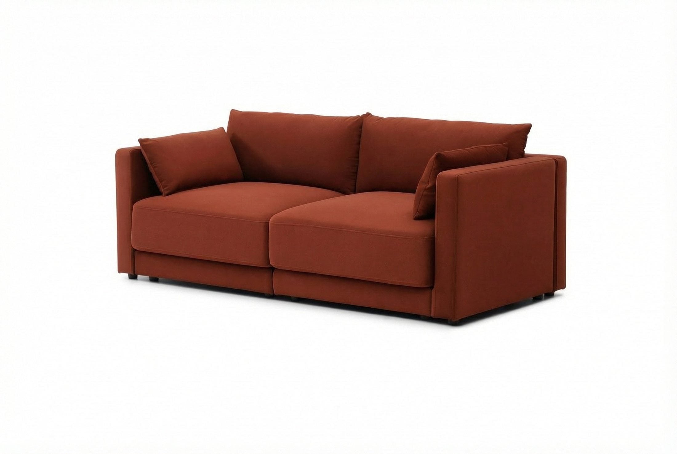 Halo 2-Seater Sofa – Compact & Stylish Modular Seating | Almond Wind